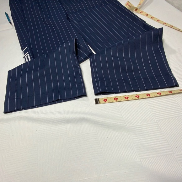 Ralph Lauren Blue and White Pinstriped Pants - 32X33.5 - Picture 11 of 15